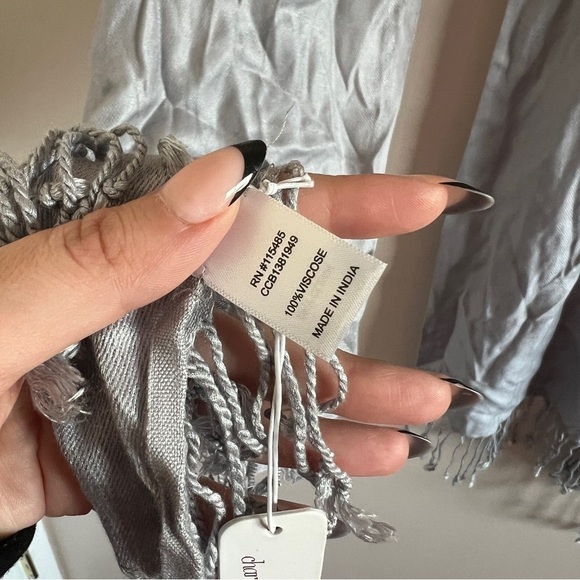 Charming Charlie | Gray Scarf Shawl - Picture 6 of 6